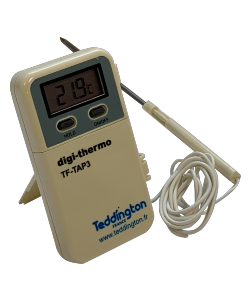 Electronic thermometer with digital display, range -50°C to +300°C - TF-TAP3
