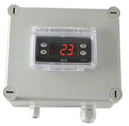 Electronics control cabinet for pool protection against frost and over heating - ThermoProtect Elec