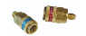 Low pressure and high pressure coupler with adapter - QC12
