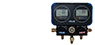 2 way electronic pressure gauge for all fluids  - TF-VRM2-0101i