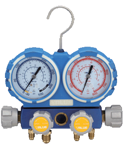 4-way manifold pressure gauges - R32 - TF-VMG4-R410AA