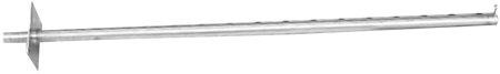 Rampe vapeur standard Ø 35 mm, longueur 300 mm - M520100